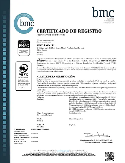PEFC mimopack